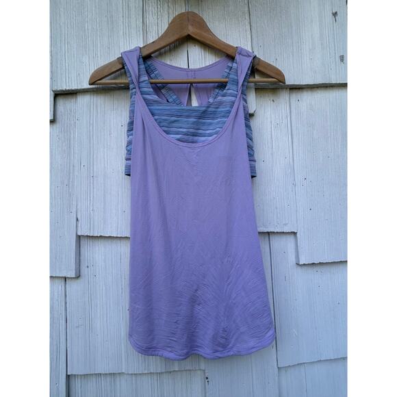 Lululemon Ready & Go Tank Top Medium Support Built-In Bra Luxtreme Size 6 - Picture 2 of 8